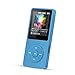 AGPTEK [2016 NEW UI] A02 8GB & 70 Hours Playback MP3 Lossless Sound Music Player (Supports up to 128GB),Blue