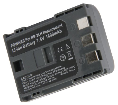 STK's Canon NB-2LH Battery for G9, Rebel XTi, G7, Rebel XT, HV-20, ZR-850, S30, HV-40, S330, S50, HV-10, ZR100, ZR-830, ZR-700 Digital Cameras - Thumbnail 7