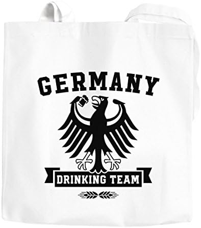 Jute Bag World Cup Shopping Cloth Bag Moon German Drinking Team Works®, Adler Weiß, One size