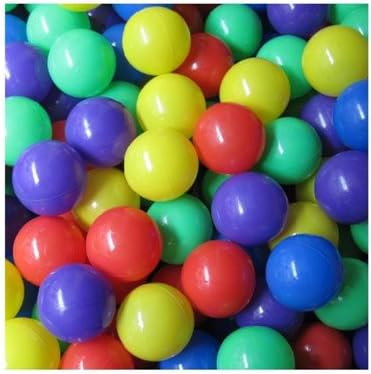 100 Pcs. Balls Pit , Refill - Kids Toddlers Play Great Size Diamiter 3.2" Mixes Color