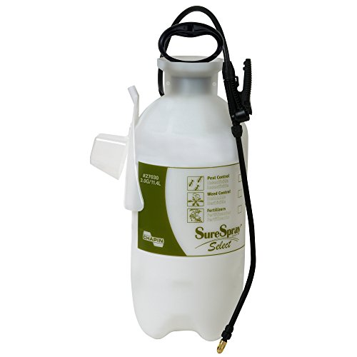 Chapin 27030 3-Gallon SureSpray Select Sprayer For Fertilizer, Herbicides and Pesticides, 3-Gallon (1 Sprayer/Package)