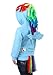 My Little Pony Hoodie Rainbow Dash Kids Sky Blue Costume Sweatshirt