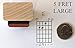 Stampola™ Guitar Chord Stamp Set - 2 Fretboard Rubber Stamps (5-Fret Large and 5-Fret Mini)