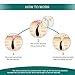 Premium Hair Removal Cream Painless Flawless Depilatory Cream Skin Friendly Aloe Hair Remover Body Cream for Women and Men（300g）
