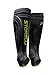 Storelli BodyShield Leg Guards, Premium Compression Shin Guard Sleeves for Soccer Players, Impact Protection, UV-Resistant, Sweat-Wicking, Unisex, 1 Pair, Black, Youth Medium