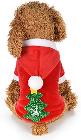 Losuya Christmas Style Dog Warm Coat Cute Pet Puppy Cat Jumper Sweater Knitwear Apparel Clothes (XS)