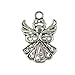 MonkeyJack 50pcs Alloy Filigree Hollow out Angel Charms Pendant Jewelry DIY Crafts Bulk