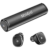 Wireless Earbuds, MZTDYTL Bluetooth Headphones 5.0 True Wireless Stereo Headset Built-in Mic Invisible in-Ear Sweatproof Earphones with Super Mini Charging Case