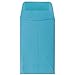 JAM PAPER #1 Coin Business Colored Envelopes - 2 1/4 x 3 1/2 - Blue Recycled - 50/Pack