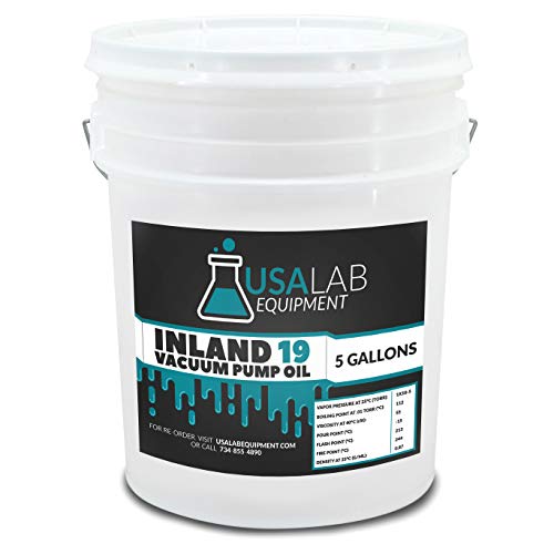 Inland 19 Vacuum Pump Oil 5 Gallon for Edwards, Welch, LEYBOLD, AGILENT