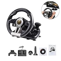 Sundlight Racing Wheels, Support PC/PS3/PS4/X-ONE Computer Game Steering Wheel Simulation Racing Simulation Driving Car School