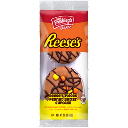 Mrs Freshleys Reeses Peanut Butter Cupcake 4 5 Ounce 36 Per Case Amazon Com Grocery Gourmet Food