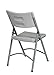 Office Star Resin Furniture for Indoor or Outdoor Use, 4-Piece Set, Folding Chairs Light Grey