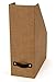 Bigso Estelle Canvas Paper Laminate Magazine File Storage Box, Brown