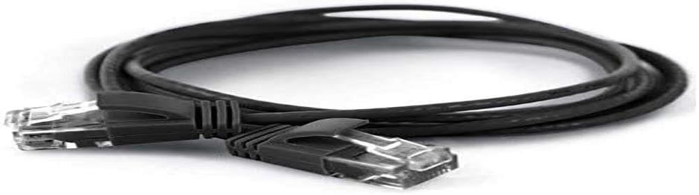 wantecWire 7314 Ultra Slim Cat6 Ethernet Patch Cable with Black — image 1
