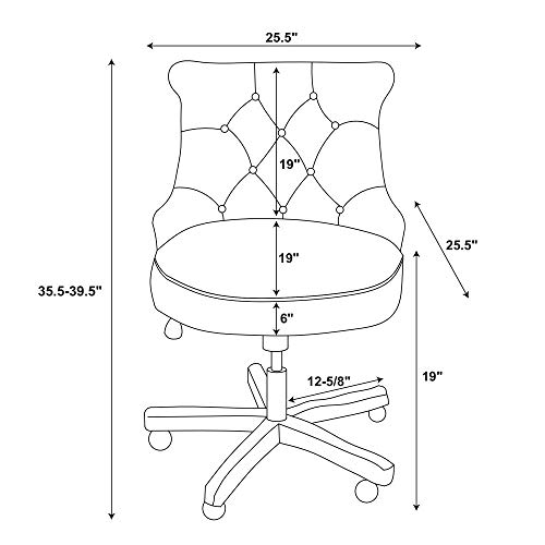 Linon pamela office chair Clearance