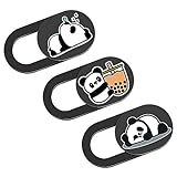 Webcam Cover, 0.02 inch Panda Laptop Camera
