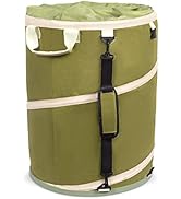 BIRDROCK HOME 30 Gallon Collapsible Lawn and Leaf Waste Bag - Reusable Camping Trash Can - Heavy ...
