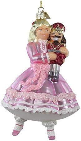 Noble Gems Glass Clara Ornament, 5-Inch