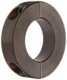Climax Metal H2C-118 Shaft Collar, Two Piece, Black Oxide Finish, Steel, 1-3/16