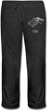 Man Game Of Thrones House Stark Flag Drawstring Sweat Pants Cotton Yoga Pants