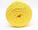 Tshirt Yarn 130 Yards of Fabric Recycled Yarn 1.5 lb Vondrak T-Shirt Yarn for Crocheting and Knitting (Yellow)