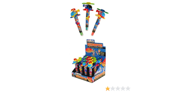 Amazon Com Candy Rific Light Up Helicopter Fan 0 53 Ounce Candy Stocking Stuffers Grocery Gourmet Food