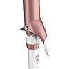 Conair Double Ceramic Curling Iron, 1.5 Inch Curling Iron, White/Rose Gold