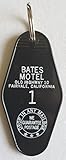 Bates Motel Inspired Key Tag in Black and White Room # 1