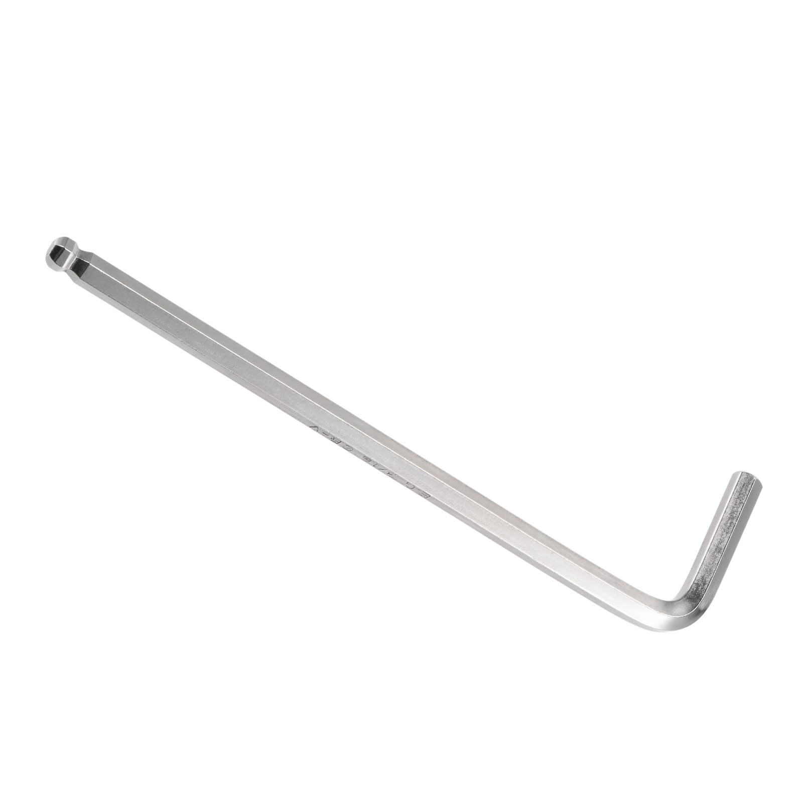 CoCud L-Handle Ball End Hex Key Wrench, 3/16" SAE, CR-V L-Shape Long Arm Hexagon Head Spanner - (Applications: for Home Repair and Mechanical Maintenance), 1-Piece