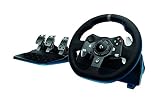 Logitech G920 Dual-motor Feedback Driving Force Racing Wheel with Responsive Pedals for Xbox One (Renewed)