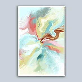 SIGNFORD Framed Canvas Home Artwork Decoration Abstract Color...