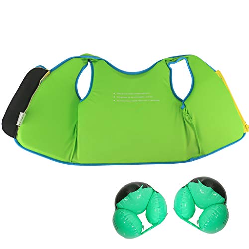 IvyH Kids Life Jacket,Children Swim Vest Float Jacket Swimming Training Buoyancy Aid with Armbands - Thumbnail 5