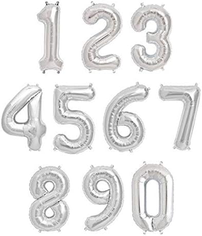 Amazon Com Silver Cursive Custom Letter Balloon Banner 14 New