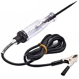 Podoy Car Voltage Tester Light Circuit Continuity Fuse for 6-24V DC Long Systems Probe Test Light