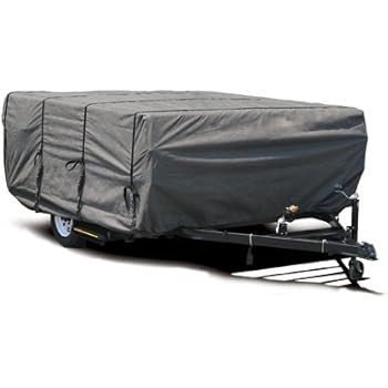 Camco 45762 10'-12' ULTRAGuard Pop-Up Camper Cover , Grey ,(46
