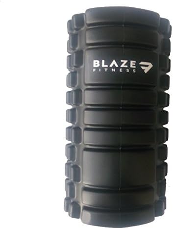 Blaze Fitness Foam Roller - Triggerpoint Grid - Pre and Post excercise Muscle Therapeutics - Back - Thighs - Calves - Great for Myafascial release - Physical Therapy