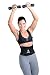 Tecnomed Best Adjustable Waist Cincher Workout Belt Burns Fat Faster Plus Instantly Slims Waist and Moves with You to Provide Critical Lower Back and Core Support for Lifting and Workouts BlackM