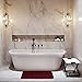 GRAND ERA Memory Foam Bath Mat Non Slip Absorbent Soft Velvet Microfiber Plush Shower Bathroom Rug Carpet, 20