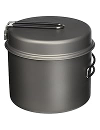 TOAKS Titanium cacerola de 1600 ml con sartén