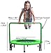PLENY 36 inches Trampoline with Handle for Toddlers, Safety Kids Mini Trampoline (Apple Green)