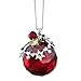 Swarovski Light Siam Satin Christmas Ornament