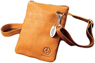 Amazon デビッドキング 薄マチミニショルダーバッグ 本革 セカンドバッグ 肩掛け メンズ ショルダーバッグ