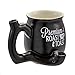 FashionCraft Premium Roast and Toast Novelty Mug Black with White Print