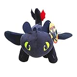 Toothless Night Fury 1 Train 2 Stuffed Animal Plush Doll Toy Dragons Defenders of Berk 13inch/33cm