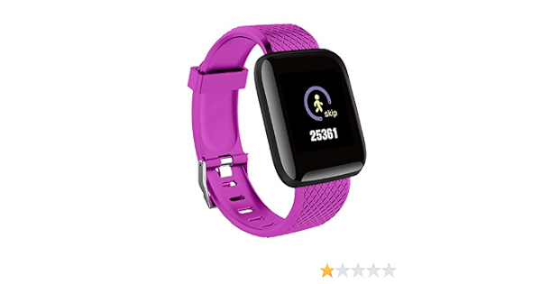 Amazon.com: Aabbcdf 116 Plus Smart Wristband D13 Deportes Fitness Pulsera  Inteligente Pulsera de Medición de Presión Arterial Relojes Podómetro Smart  Band Watch,Púrpura : Electrónica