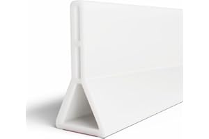 Duzzy 3" High Shower Threshold Water Dam, 75 Inch Shower Water Stopper Barrier for Increasing Dam Hight in Shower, Keeps Water Inside Threshold Dry and Wet Separation