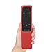 SIKAI Silicone Remote Case for Samsung BN59-01259B BN59-01259E BN59-01260A Smart TV Remote Battery Cover Shockproof Remote Skin Holder Anti-Slip Anti-Lost with Remote Loop (Red)