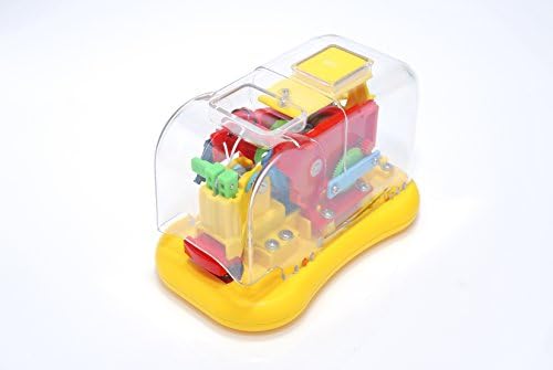 TERUTERU Electric Stapler Automatic Stapler Clear &amp; Colorful Stationery(Yellow Color)