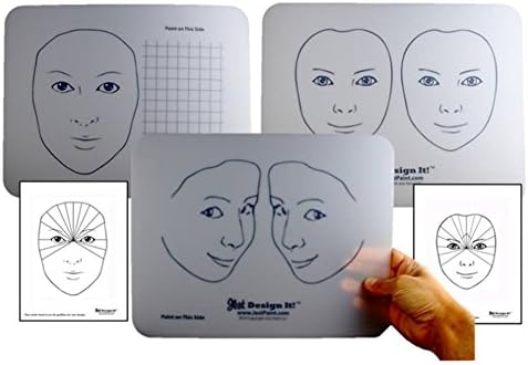 Design It Face Painting Practice Board Kit (3 Boards)